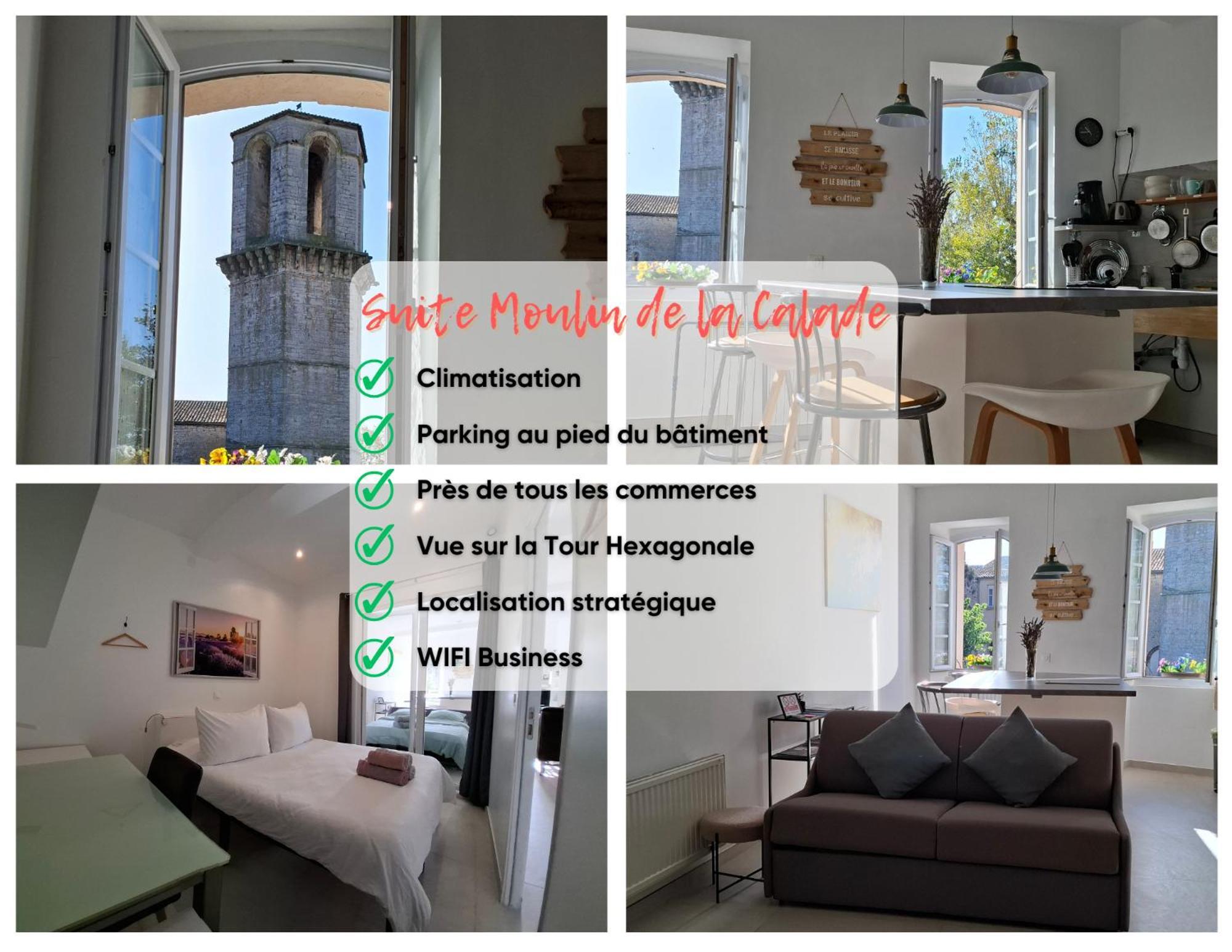 Suite Moulin De La Calade! Vue Tour Hexagonale, Coeur Du Var! 勒吕克 外观 照片